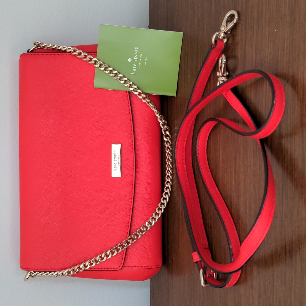 Kate Spade Red Shoulder Crossbody Bag
